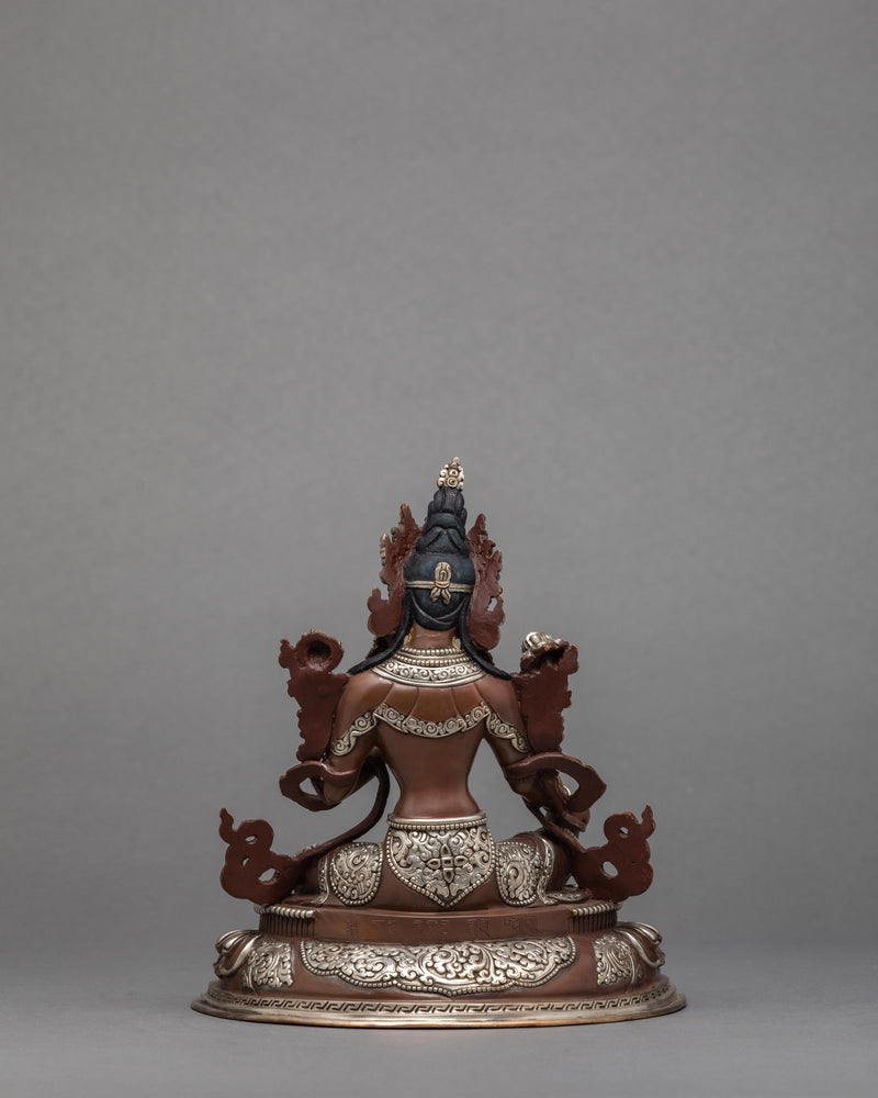 Green Tara Bronze Statue | Himalayan Buddhist Art