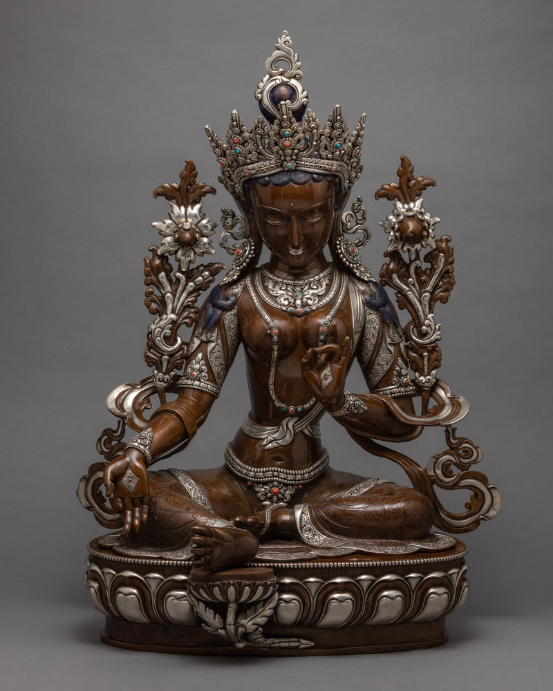 Green Tara Statue