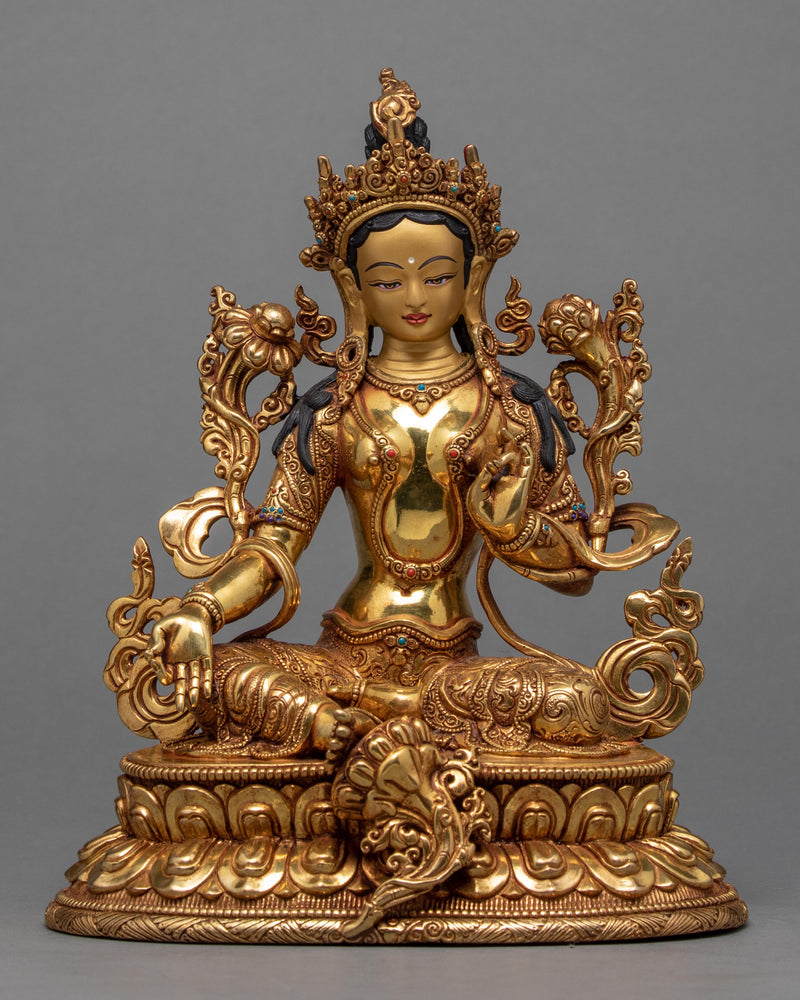 Green Tara Statue