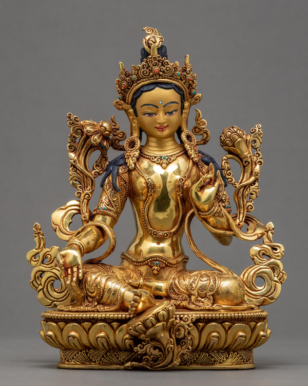 Green Tara Statue