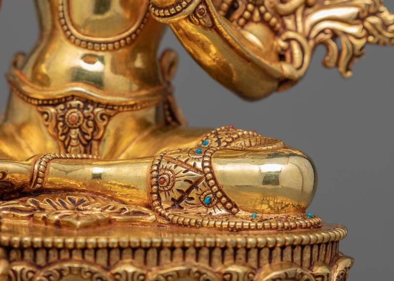 Green Tara Buddha Statue | Traditional Himalayan Art of Nepal