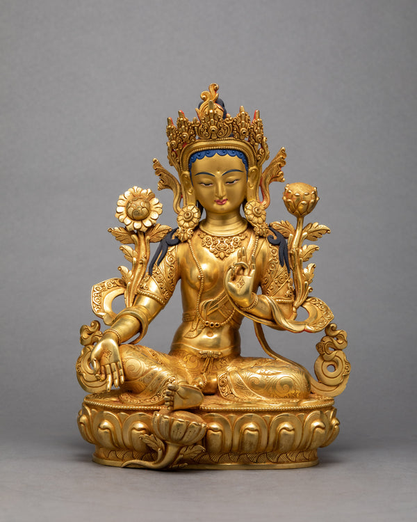 Green Tara Buddha Statue