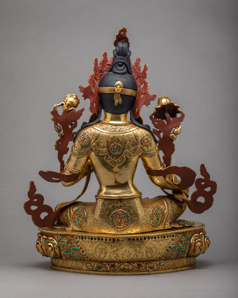 Bodhisattva Green Tara Statue | Savior Of Beings