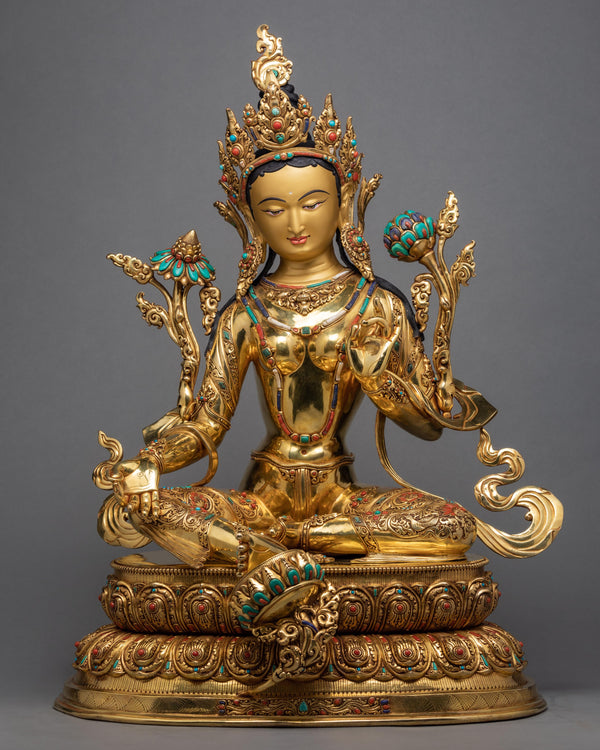 Green Tara Statue 