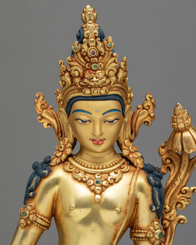 Padmapani Statue |  Tibetan Standing Avalokiteshvara Sculpture