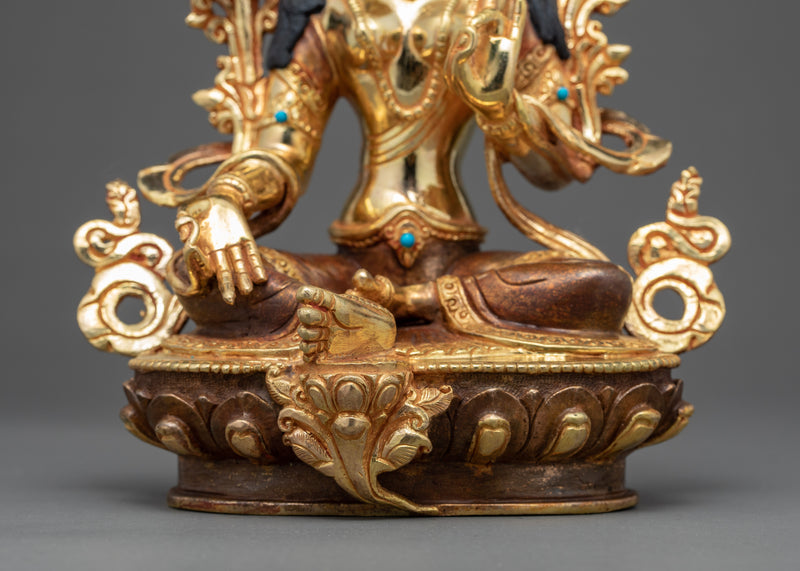 Tara Green Sculpture | Traditional Buddhist Art