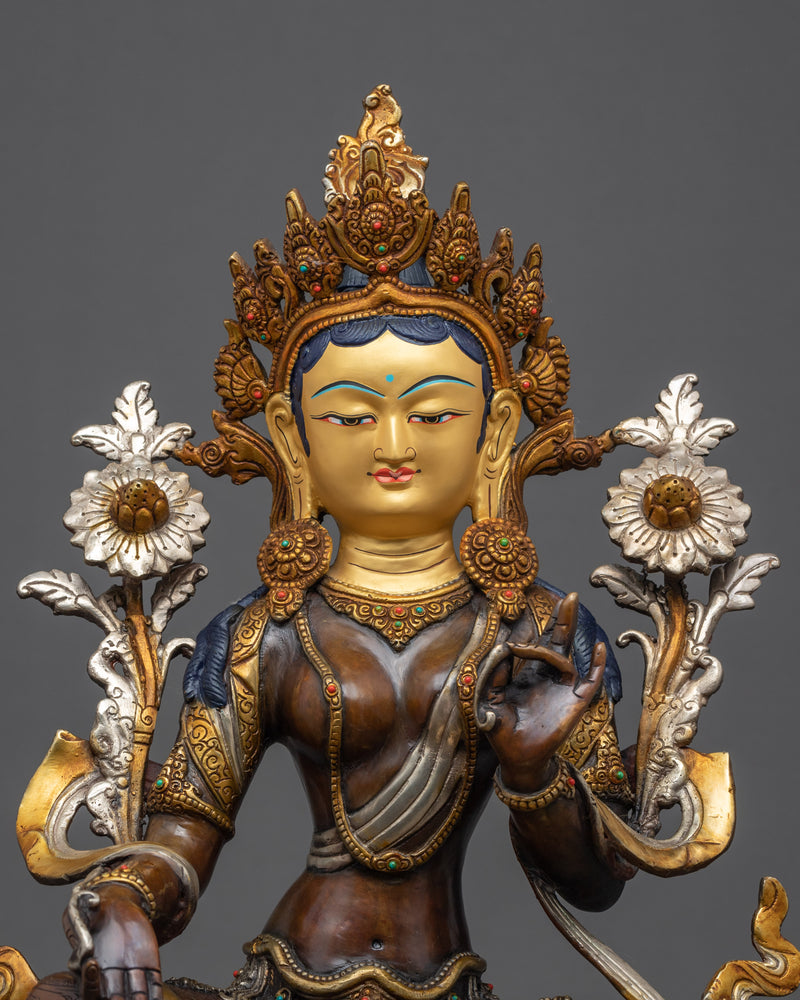 Green Tara Garden Sculpture | Mother Tara Statue