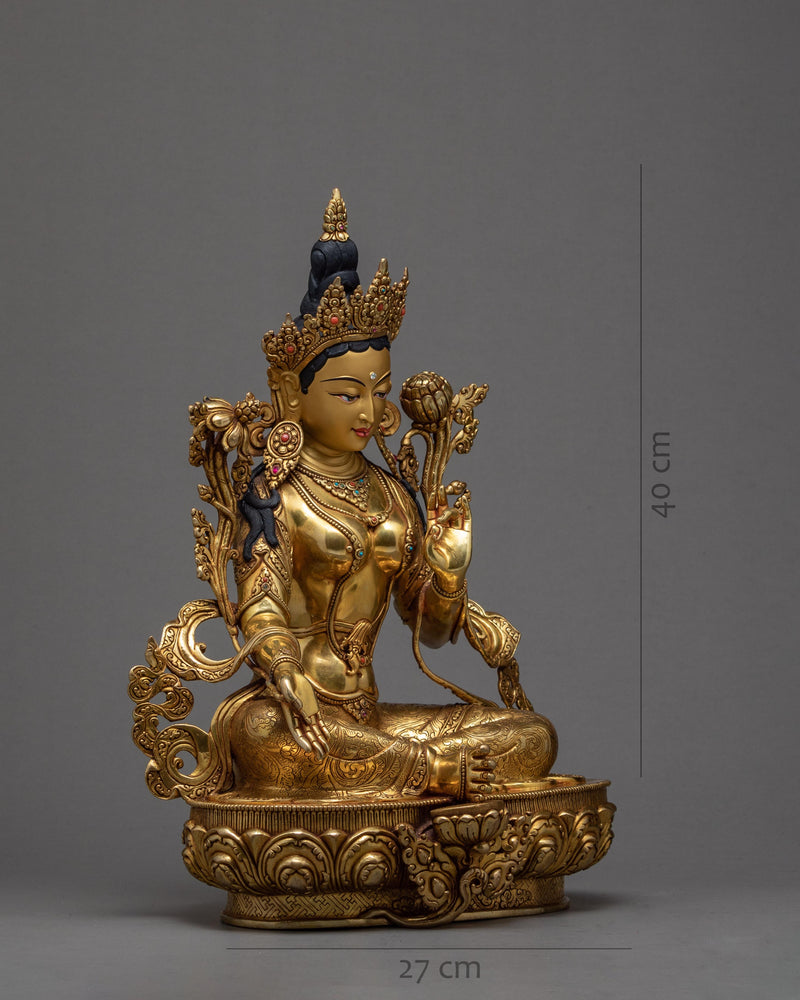 The Green Tara | Jetsun Drolma Statue | The Saviouress