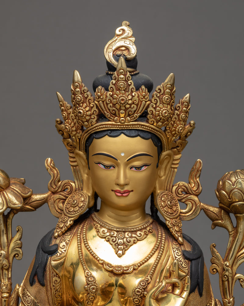 Mother Green Tara | Traditional Buddhist Statue