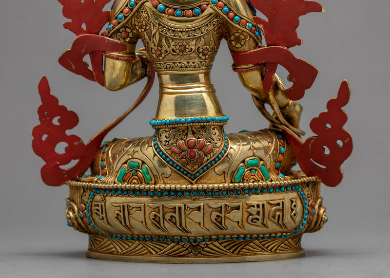 Green Tara Statue | Tibetan Female Buddha