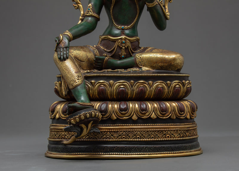 Green Tara Statue | Art of Nepal