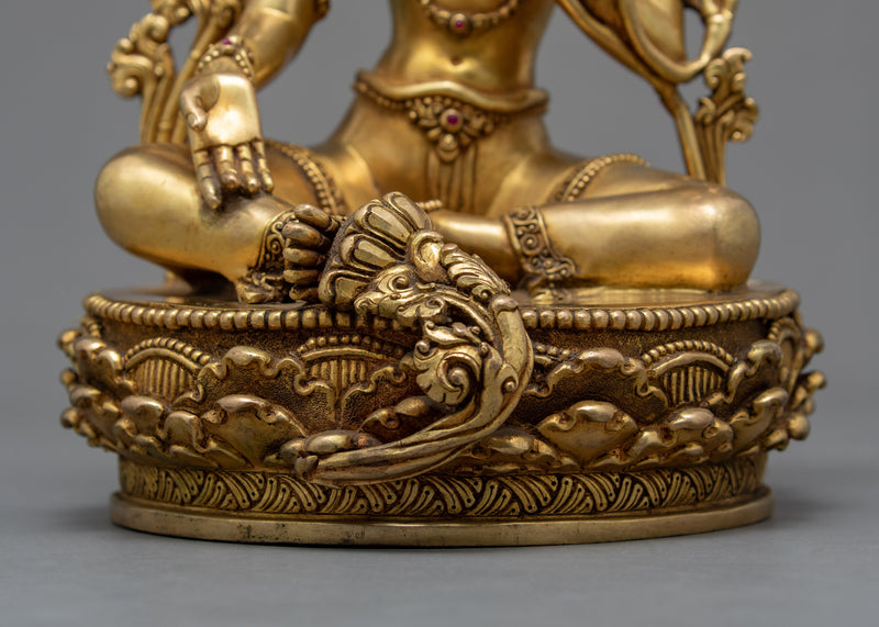 Green Tara Goddess | Meditational Deity | Buddhist Statue