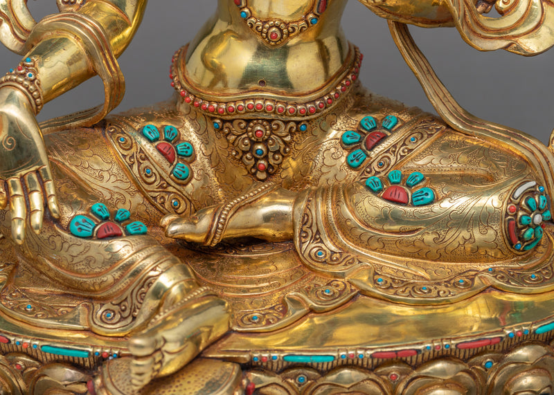 Green Tara Sculpture | Mother Tara Art Nepal