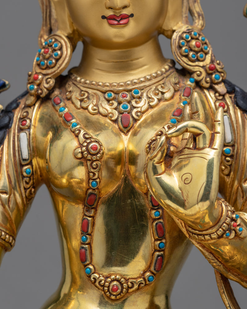 Green Tara Sculpture | Mother Tara Art Nepal