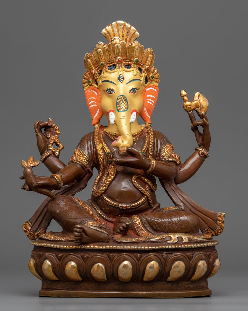 carved ganesha statue