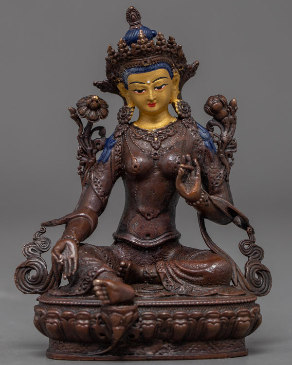 Miniature Green Tara Sculpture