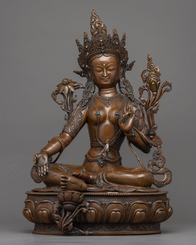 Green Tara Sculpture