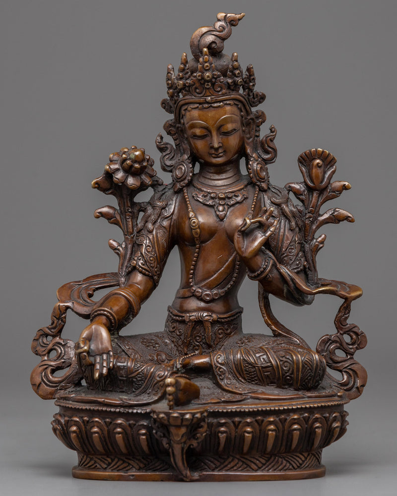 green-tara-guru-statue