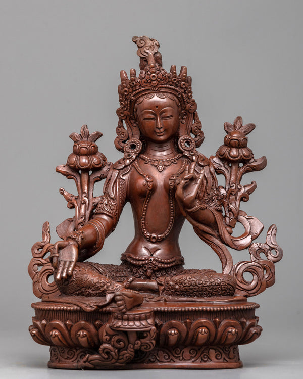 green tara statue 