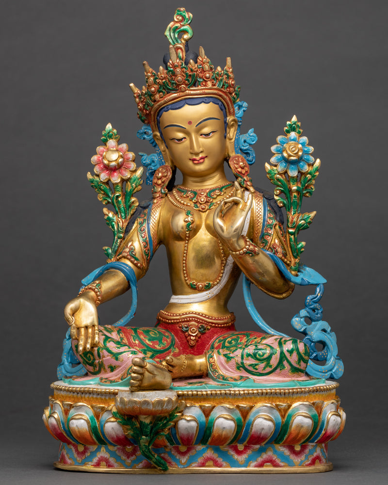 Green Tara Goddess Statue