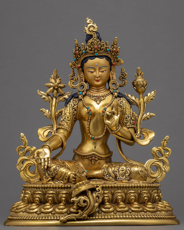 The Green Tara Sculpture