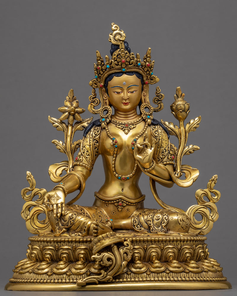 The Green Tara Sculpture