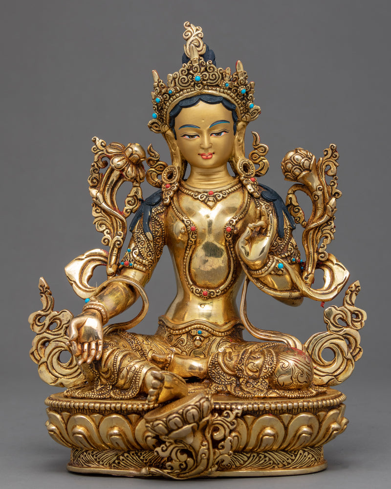 Green Tara Statue