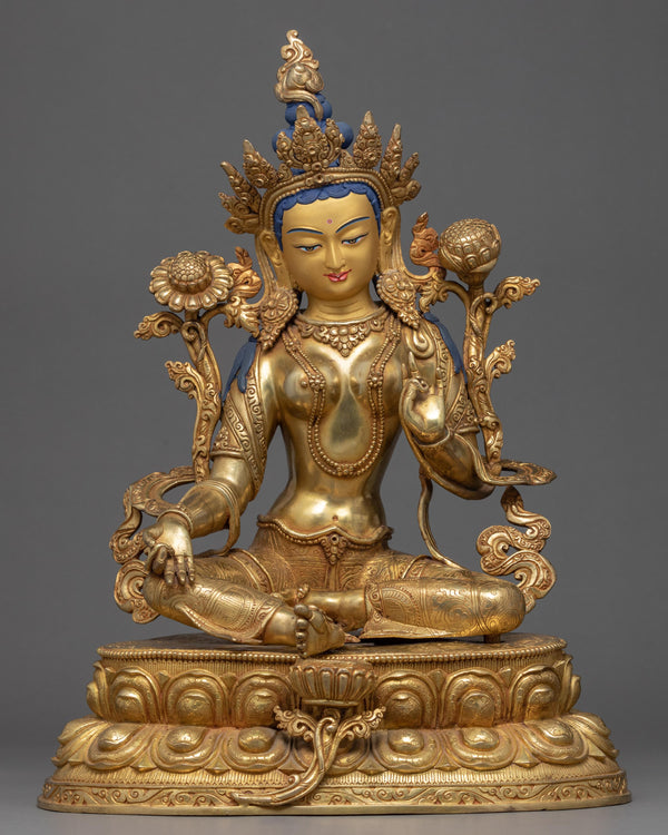 Green Tara Statue