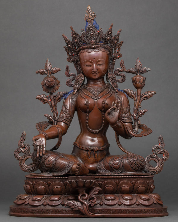 green tara nepal sculpture