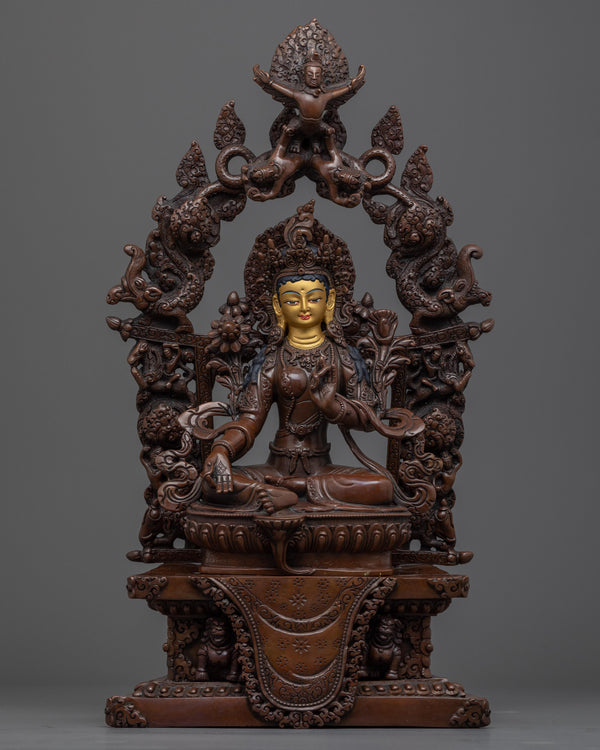 Green Tara, Bodhisattva of Compassion Statue