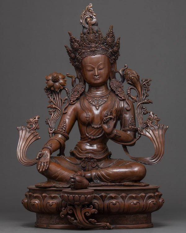 Goddess Green Tara Statue