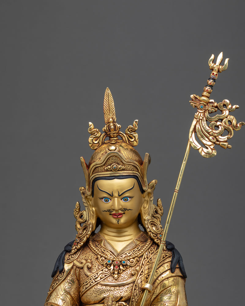 Guru Rinpoche Statue | Second Buddha | Tibetan Fine Art