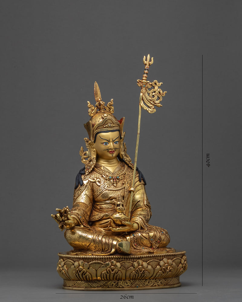 Guru Rinpoche Statue | Second Buddha | Tibetan Fine Art