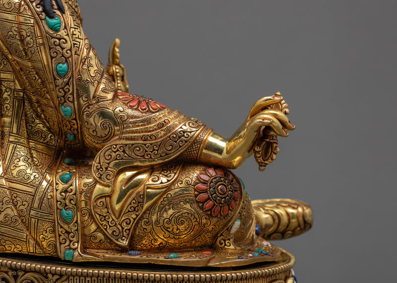 Lord Padmasambhava Guru Rinpoche Statue | Himalayan Tibetan Artwork