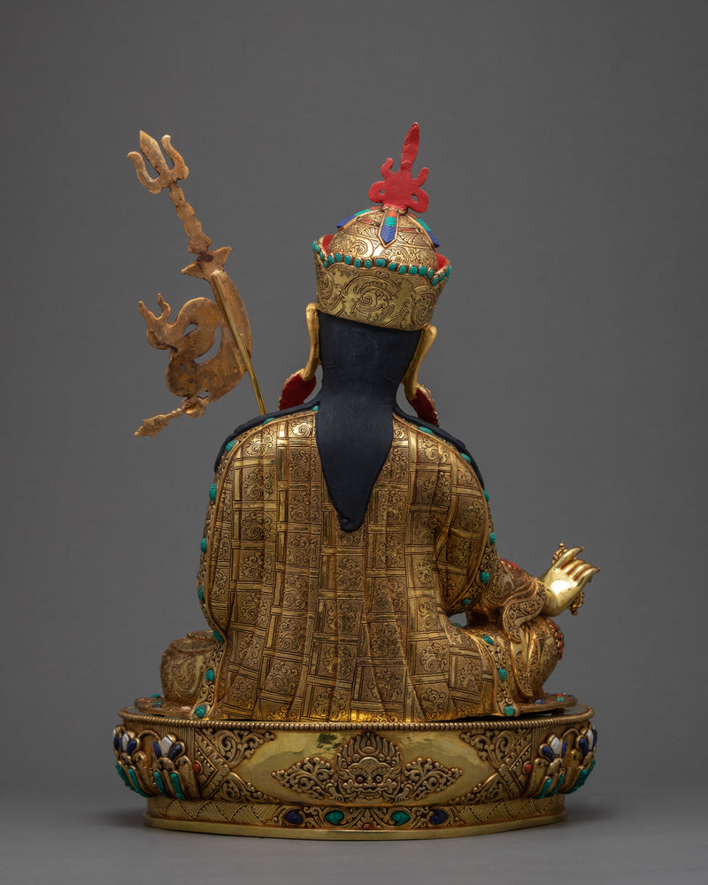 Lord Padmasambhava Guru Rinpoche Statue | Himalayan Tibetan Artwork