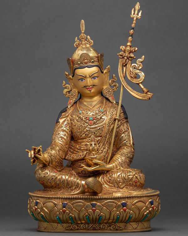 hand made guru padmasambhava sculpture