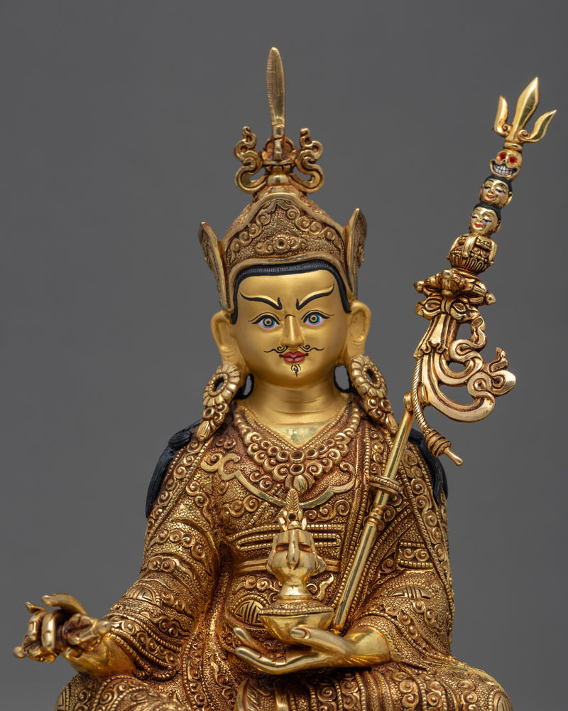 Guru Rinpoche (Precious Guru) Statue | Tibetan Buddhist Art