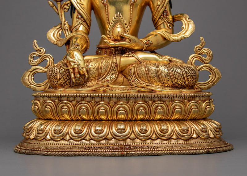 Ksitigarbha Statue | Tibetan Bodhisattva Sculpture