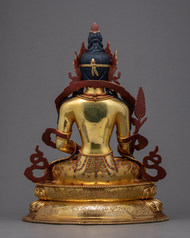 Ksitigarbha Statue | Tibetan Bodhisattva Sculpture