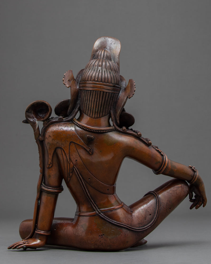 Rare Lokeshwor Statue | Traditional Tibetan Art