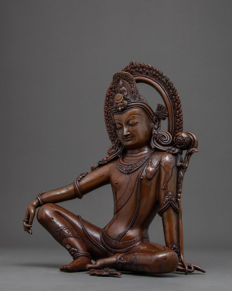 Rare Lokeshwor Statue | Traditional Tibetan Art