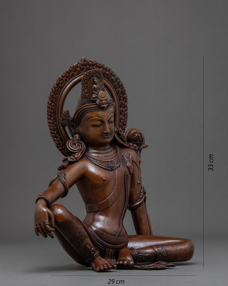 Rare Lokeshwor Statue | Traditional Tibetan Art