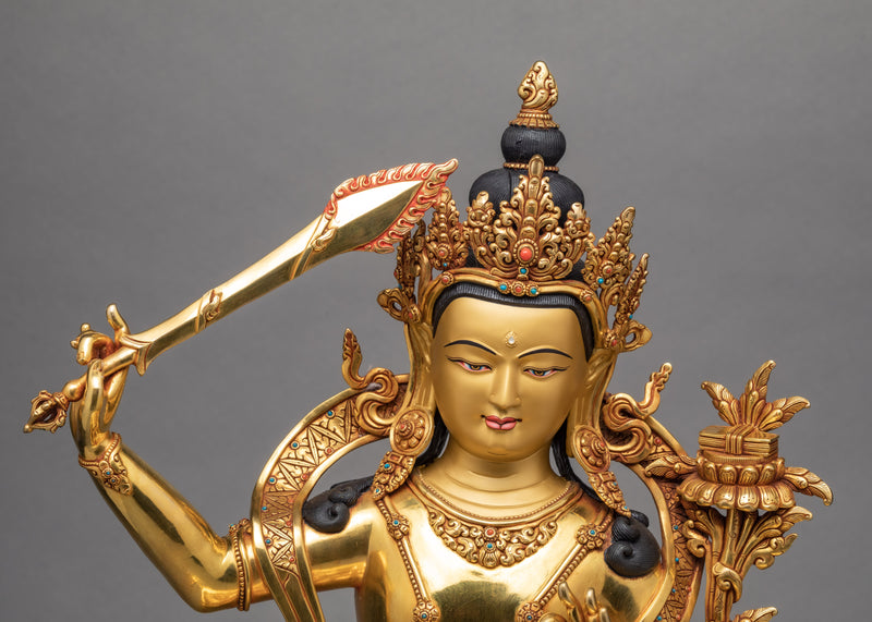 Manjushree Statue | Himalayan Buddhist Art