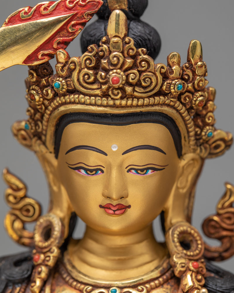 Manjushree Statue | Wisdom Deity | Handmade Bodhisattva Statue