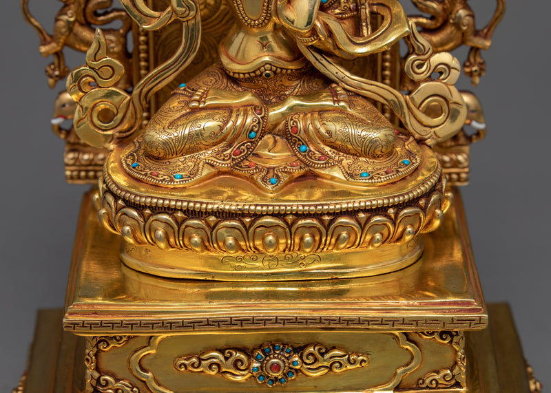 Bodhisattva Manjushri Statue | Traditional Tibetan Sculpture