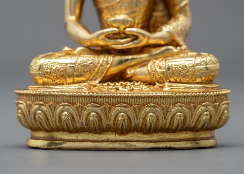 Small Amitabha Buddha Statue | Traditional Himalayan Art