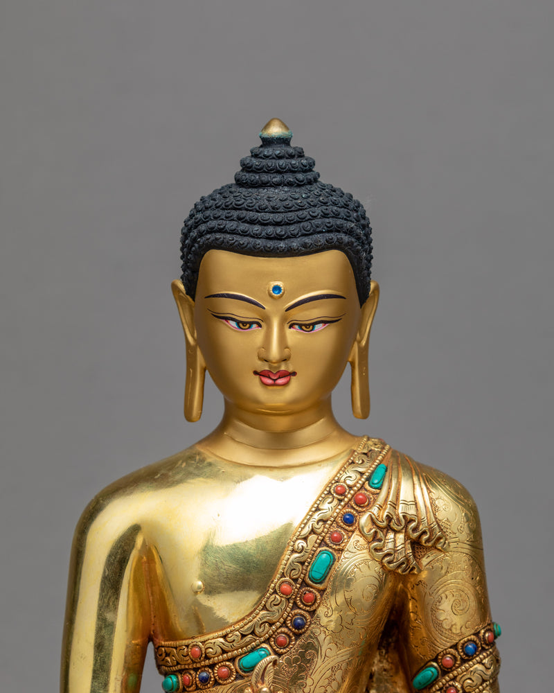 Medicine Buddha | 24K Gold Glided | Healing Buddha Statue