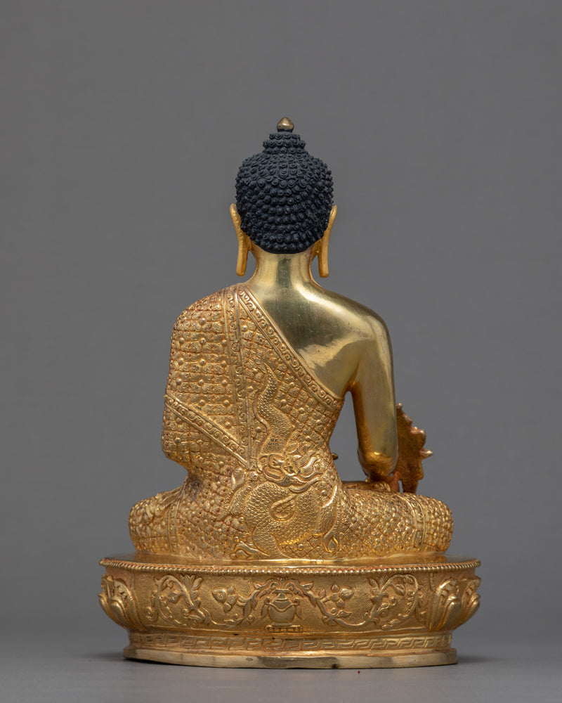 Medicine Buddha Sculpture | Traditional Hand Carved Statue