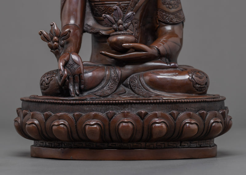 The Medicine Buddha Sculpture | Traditionally Crafted Statue