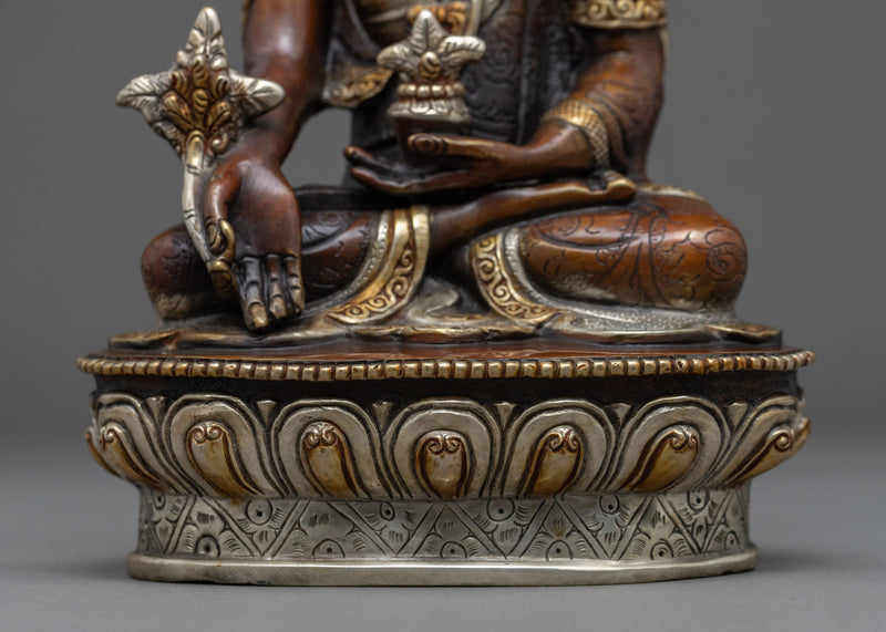 Medicine Buddha Healing Buddha Sculpture | Tibetan Buddhist Deity